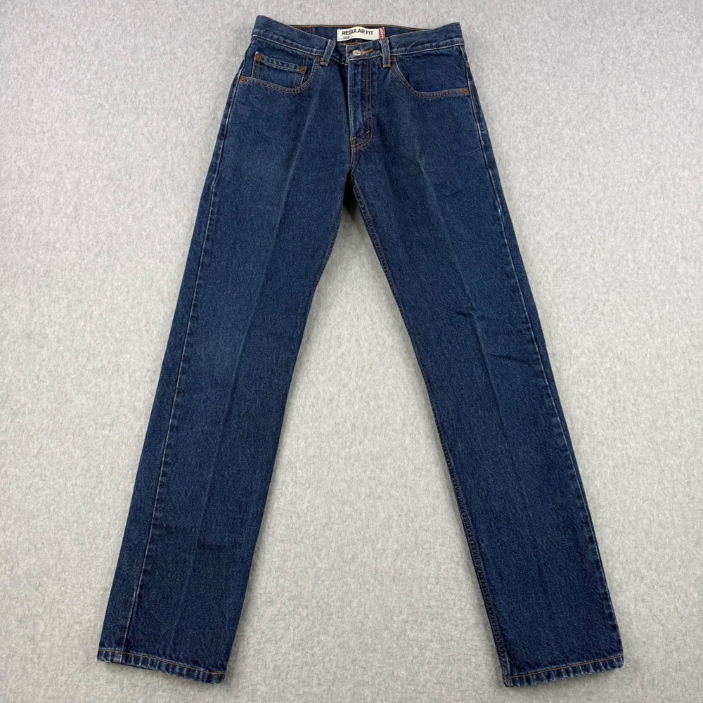 Vintage Levis Jeans Mens‎ 31x34 Blue 505 Dark Wash Y2K 2008 Straight Leg Denim